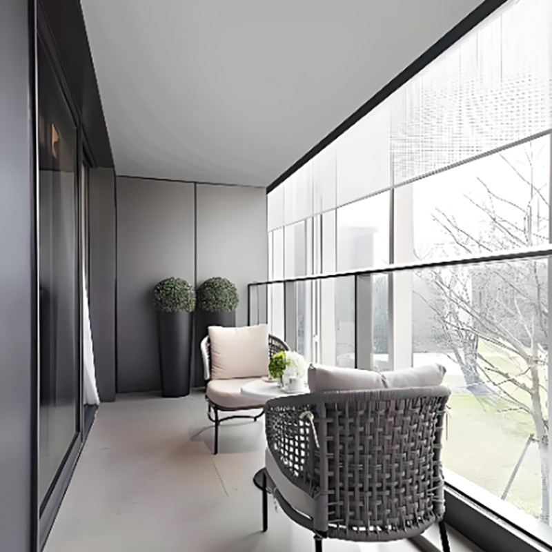 Spårlösa Exteriör Roller Shades