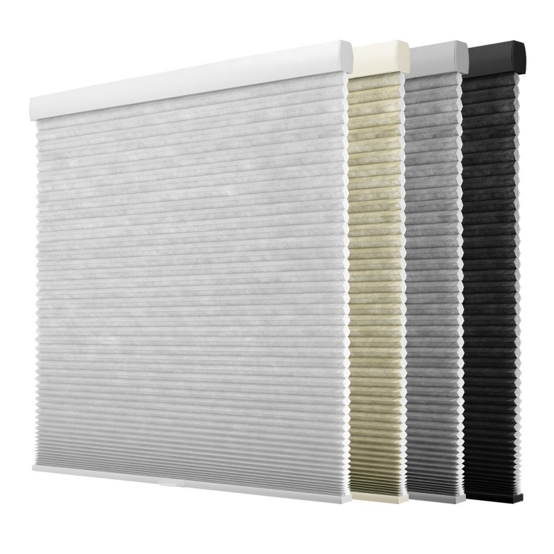 Genomskinliga honeycomb persienner